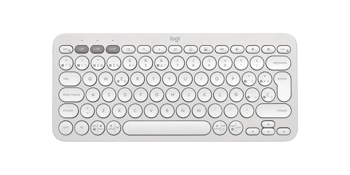 Logitech Pebble Keys 2 K380s Teclado Universal Inalámbrico Bluetooth Switch de tecla de tijera