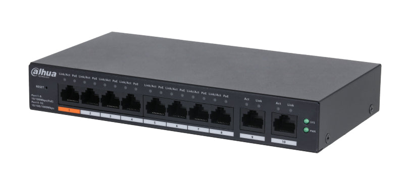 Dahua Technology DH-CS4010-8ET-60 dispositivo de redes Gestionado L2 Si Si