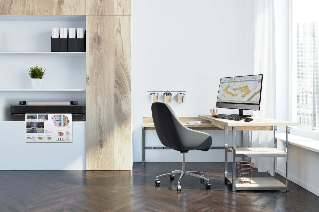 HP Designjet Impresora T250 de 24", 2400 x 1200 DPI, JPEG, URF, 5HB06A