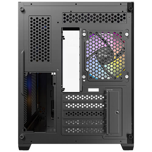 GABINETE ANTEC (CX600M ARGB_B) MINI TOWER MICRO-ATX,CRISTAL,S/FUENTE,3*FAN,1*USB-C,1*USB 3.0,NEGRO