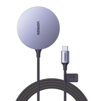 Ugreen 3023330233 Smartphone Gris USB Cargador inalámbrico Carga rápida Interior