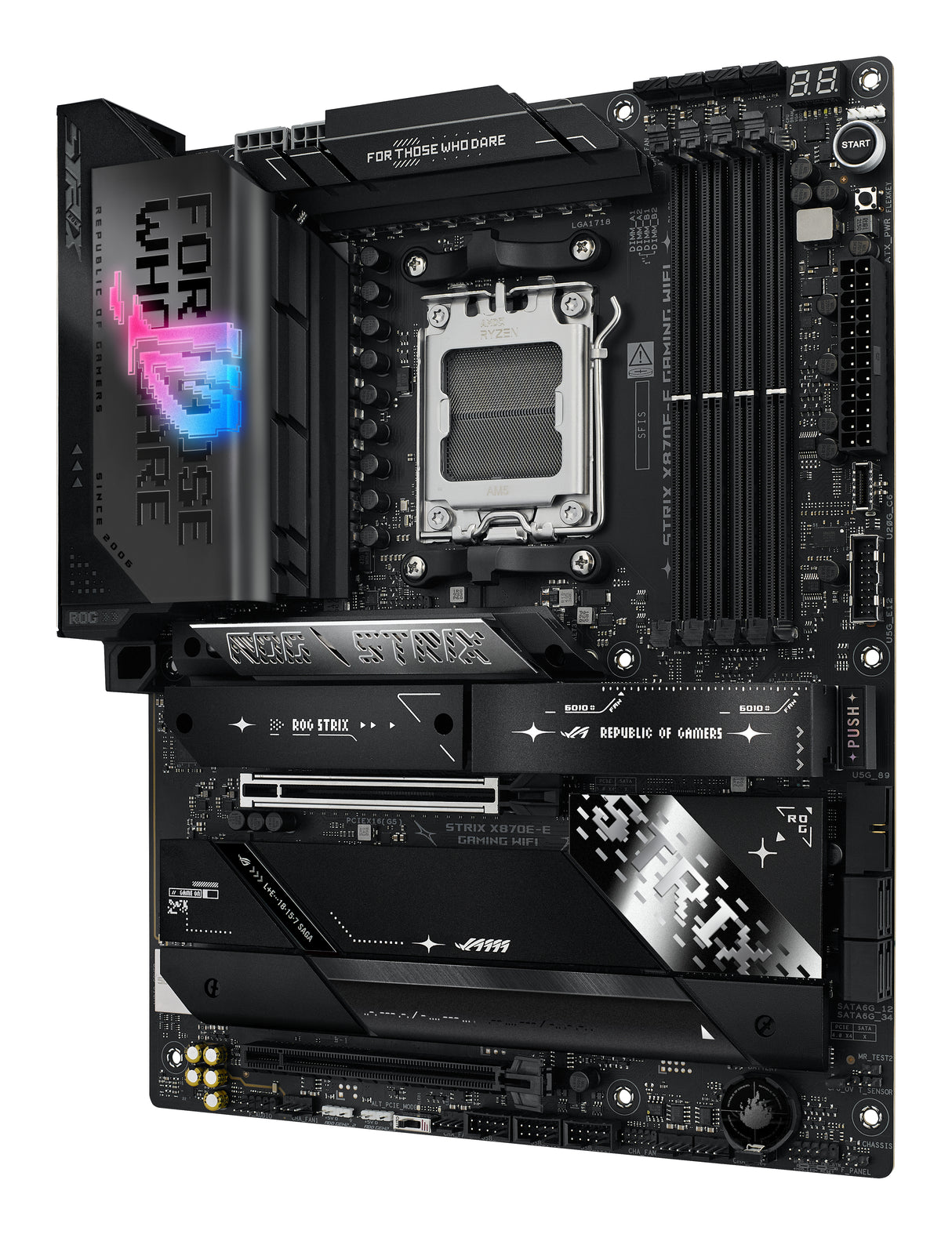 ASUS ROG STRIX X870E-E GAMING WIFI placas base AMD Zócalo AM5 DDR5-SDRAM 4