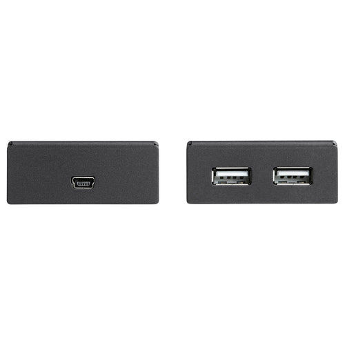 StarTech.com Extensor Alargador USB 2.0 de 4 Puertos por Cable Cat5 o Cat6 - Extensor Compacto USB 2.0 por Ethernet - Ha