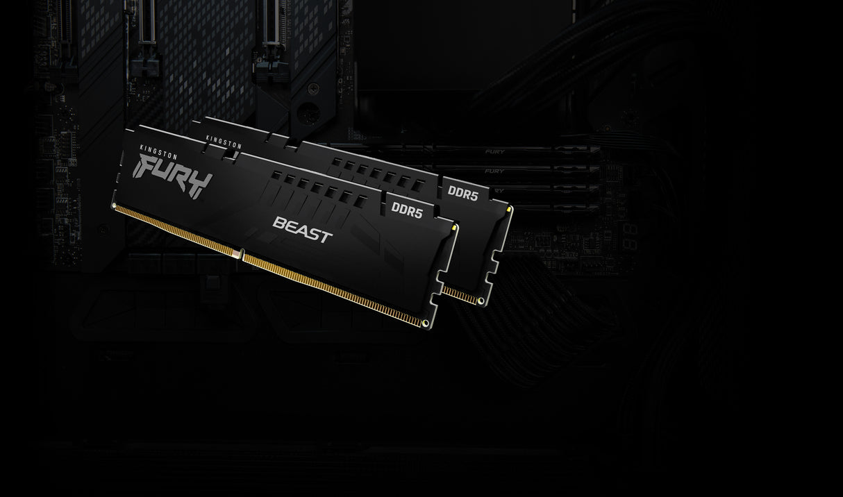 Kingston Technology 32GB 5600MT/s DDR5 CL36 DIMM (Kit de 2) FURY Beast Black Memoria RAM Si 36 32 GB 2 x 16 GB