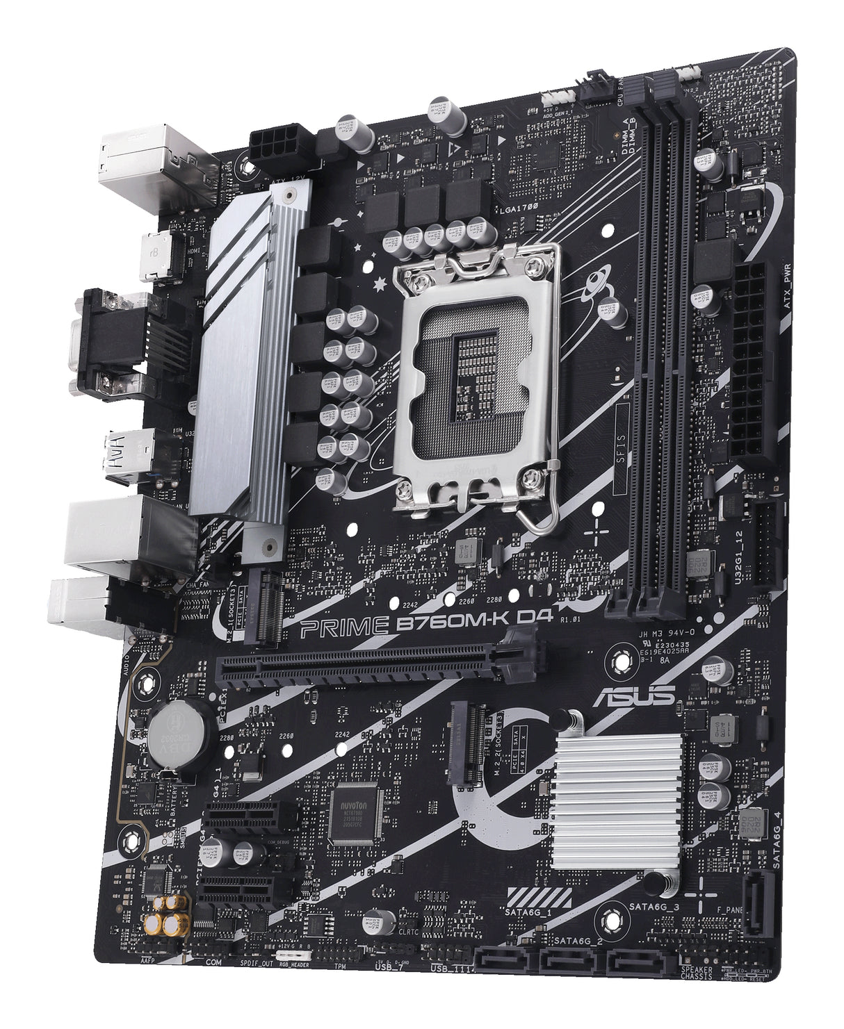 ASUS PRIME B760M-K D4 placas base Intel LGA 1700 LGA 1700 DDR4-SDRAM