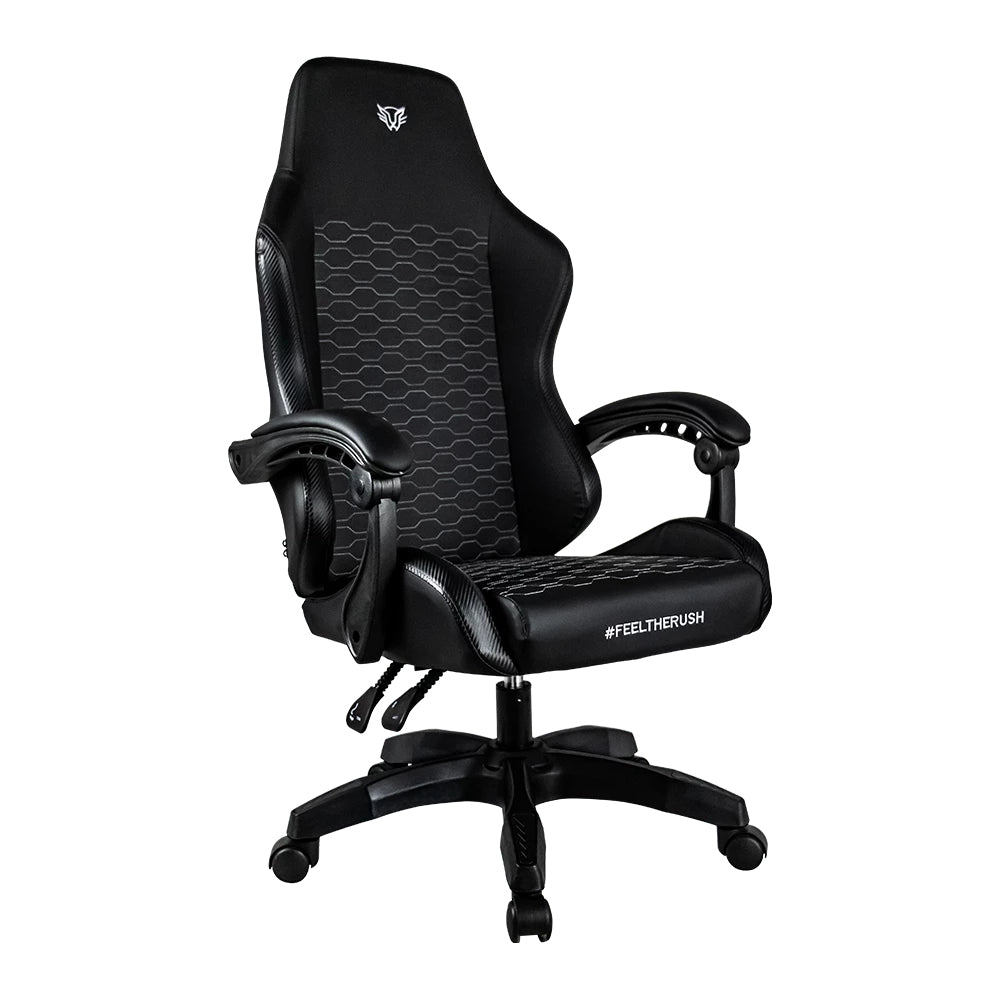 Balam Rush BR-938181 silla para oficina o computadora asiento acolchado respaldo acolchado, Negro, Negro, Espuma