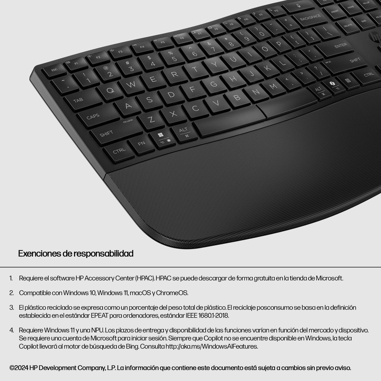 Teclado inalámbrico HP 685 modo dual Com