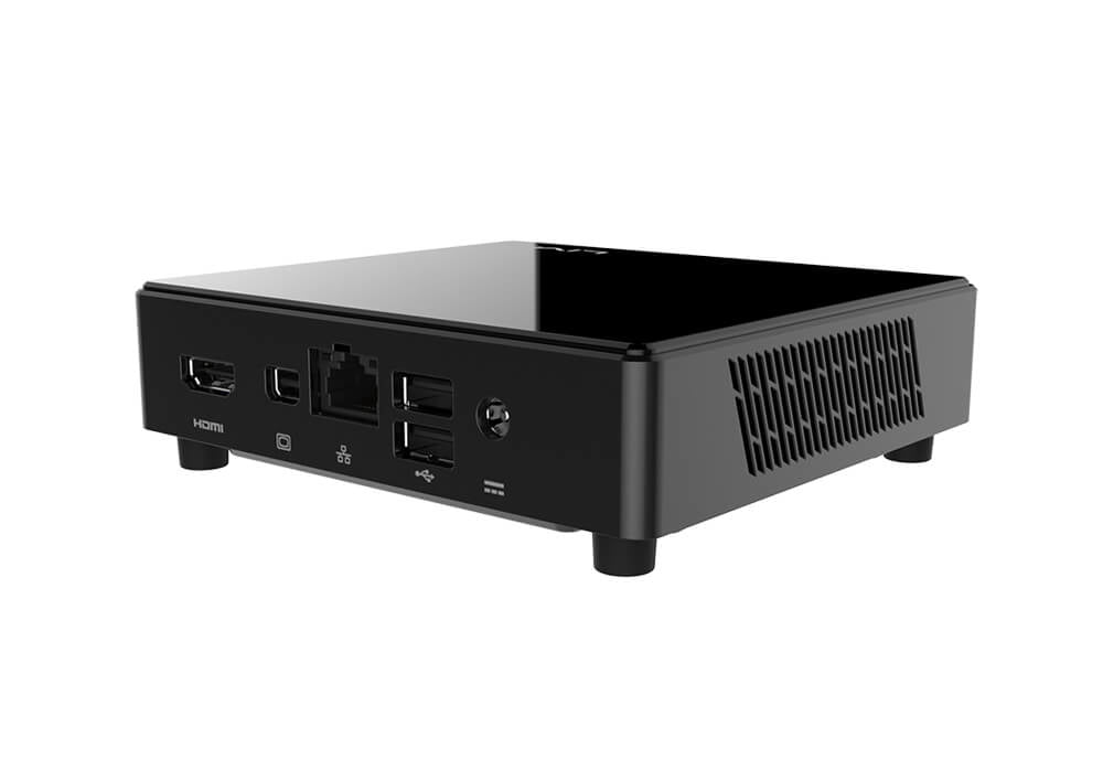 ECS LIVA Z3 Intel® Celeron® N N4500 4 GB DDR4-SDRAM 64 GB eMMC Windows 11 Pro Mini PC Negro, 1.1 GHz