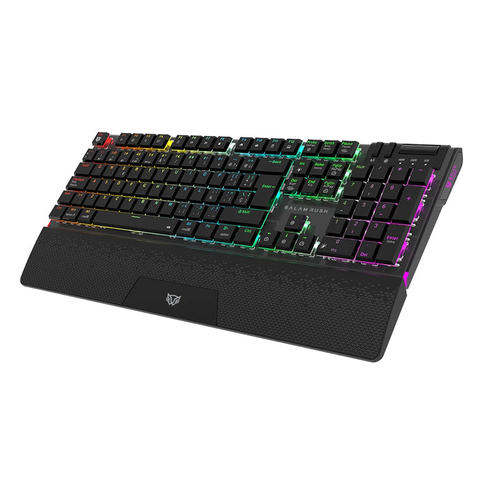 Teclado Gaming Balam Rush GK9791 con Retroiluminación RGB, 104 Teclas Anti-Ghosting, Cable USB 2.0