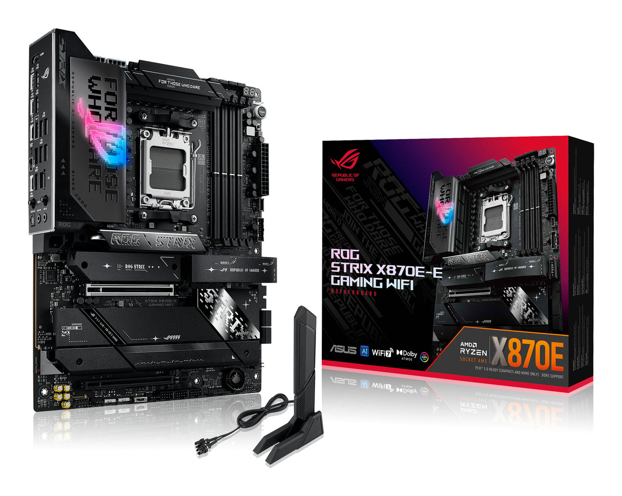 ASUS ROG STRIX X870E-E GAMING WIFI placas base AMD Zócalo AM5 DDR5-SDRAM 4