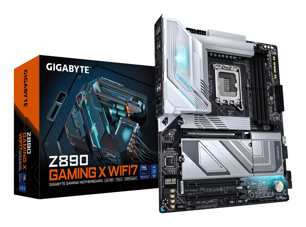 GIGABYTE Z890 GAMING X WIFI7 placa base Intel Z890 LGA 1851 (Socket V1) ATX, Intel Core Ultra (Series 2), 256 GB, DDR5-SDRAM