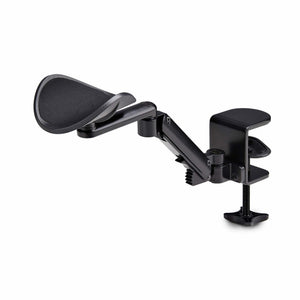 StarTech.com Apoyabrazos Ajustable para Escritorio de Oficina - Reposabrazos de Rotación de 360 Grados - Instalación con Mordaza - sin Perforaciones - Ergonómico - Negro Computadora Reposabrazos Negro Aluminio, Plástico, Acero 5 - 70 mm