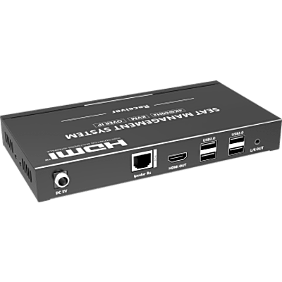 TT-MOIP-KVM-RX - Receptor KVM por IP | 4K@60Hz | 120 m con PoE | Loop-out | Multiview y Videowall | HDMI 2.0 | USB 2.0 | Metálico