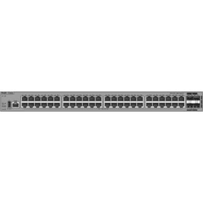 RG-CS61-48GT4MS-P - Ruijie Switch de Acceso Capa 3 / 48 Puertos Gigabit PoE+ / 4 Puertos SFP 2.5GE Uplink