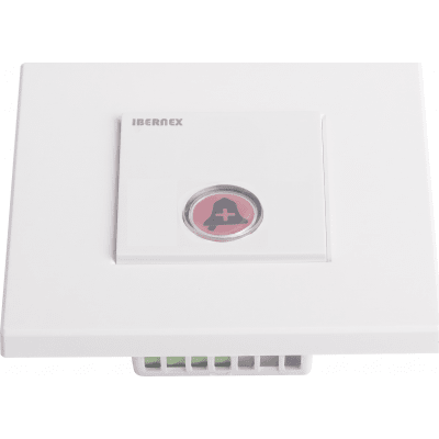 NX0195/R - Ibernex Botón de Llamada Iluminado, Compatible con NX0015 y NX0034 NX0195/R