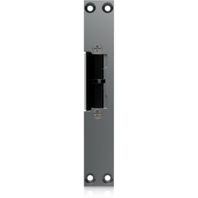UACC-LOCK-STRIKE-SECURE-8MM - Contrachapa eléctrica de seguridad intrínseca a prueba de fallos Fail-Secure (normalmente cerrada), sujeción de hasta 227 kg (500 lb) y profundidad de pestillo de 8 mm
