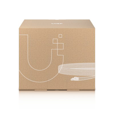 UISP-CABLE-CARRIER - Cable Ethernet Industrial / Cat5e STP / 24 AWG Cobre Sólido / 305 m (1000 ft) / Doble Blindaje / Protección ESD y UV