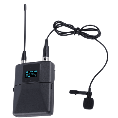 EP-59L - Micrófono de Solapa Digital Inalámbrico EP-59L / Condenser / Rango Frecuencia 540-590MHz y 640-690MHz / Modulación pi/4-DQPSK / Potencia Salida ≥10dBm / Autonomía >10 Horas / OLED Display / Ajuste Potencia y Volumen / Fun
