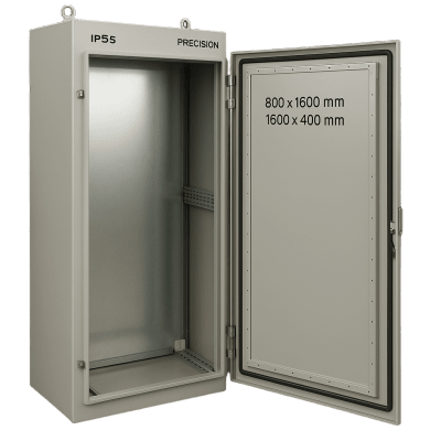 PST8016040AT - Precision Gabinete de Acero IP55 / 800 x 1600 x 400 mm / IK10 PST8016040AT