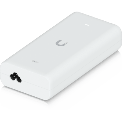 UACC-POE+++-10G - Adaptador PoE++ / 54Vcc @ 1.67A / hasta 90W / Puertos 10 GbE / Protección de Sobretensiones
