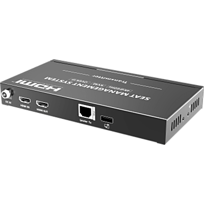 TT-MOIP-KVM-RX - Receptor KVM por IP | 4K@60Hz | 120 m con PoE | Loop-out | Multiview y Videowall | HDMI 2.0 | USB 2.0 | Metálico
