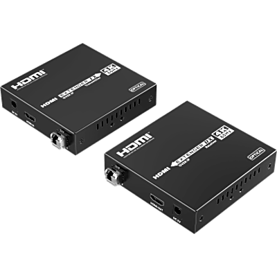 TT473FIBER - Extensor HDMI sobre IP | 4K60Hz | Fibra Óptica 40 km (24.85 mi) | 18 Gbps | HDMI 2.0 | HDCP 1.4/2.2 | IR | Protección ESD