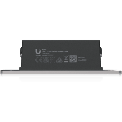 UACC-LOCK-STRIKE-SAFE-15MM - Contrachapa eléctrica de alta seguridad tipo Fail-Safe (normalmente abierta), fuerza de sujeción de hasta 1,200 kg (2,645 lb) y profundidad de pestillo de 15 mm