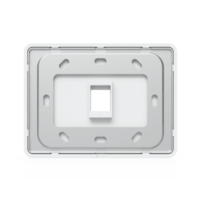 UACC-WP-KEYSTONE-H-1P - Placa Keystone Horizontal / 1 Puerto / Superficie Pintable / Policarbonato y Acero SGCC / 4.4 x 3.2 x 0.12 in / Paquete 4 Piezas