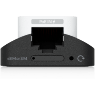 U5G - UniFi Módem 5G RedCap, Hasta 220 Mbps en 5G SA, Puerto GbE PoE, Nano-SIM y eSIM