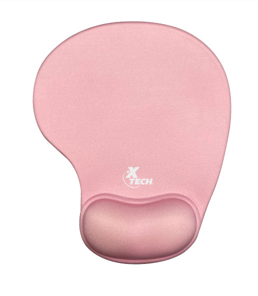 Xtech XTA-530 alfombrilla para ratón Cojín de ratón para Juegos Rosa, Monocromático, Tela, Gel
