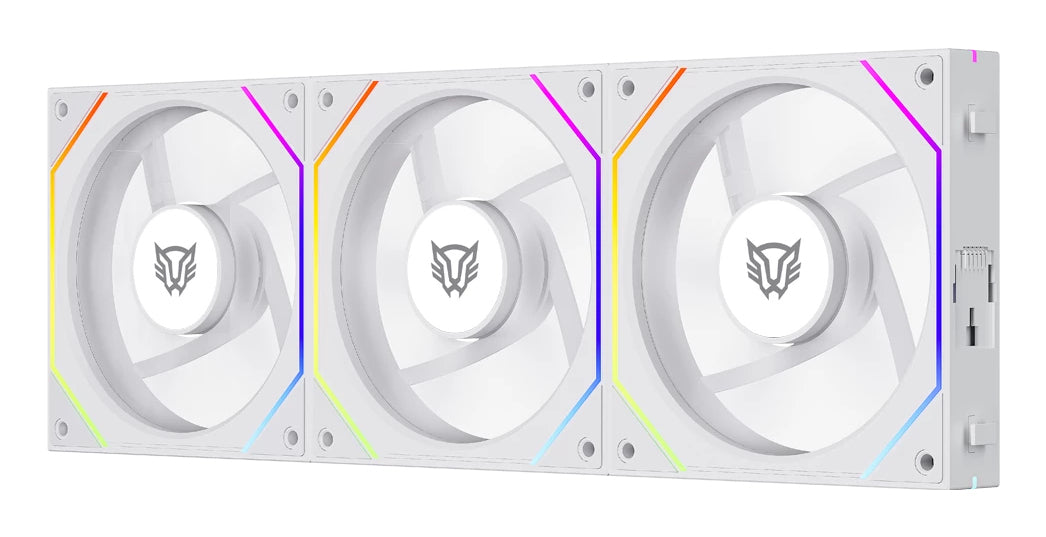 Balam Rush Eolox Link-R EXL95R Gabinete de la computadora Ventilador 12 cm Blanco