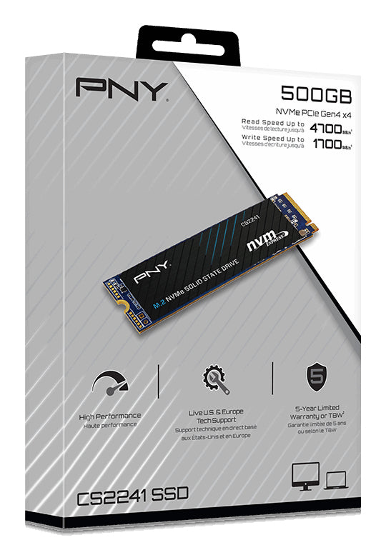 PNY CS2241 1TB M.2 NVME PCI Express 4.0 3D NAND