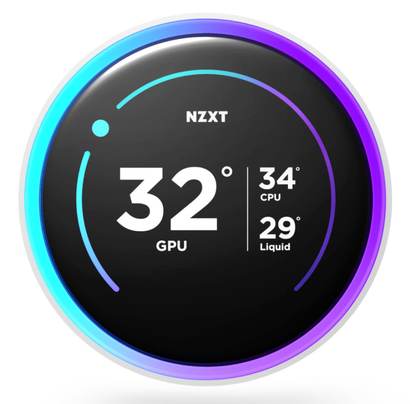 NZXT Kraken Elite 280 RGB Procesador Sistema de refrigeración líquida todo en uno 14 cm Blanco 1 pie