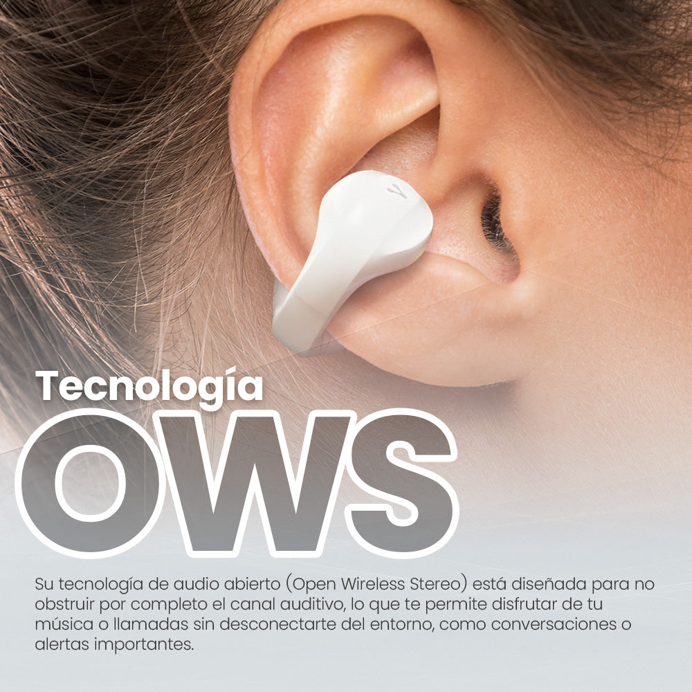 Vorago ESB-410 audífono y auriculare Auriculares Inalámbrico Intra auditivo Llamadas/Música USB Tipo C Bluetooth Blanco