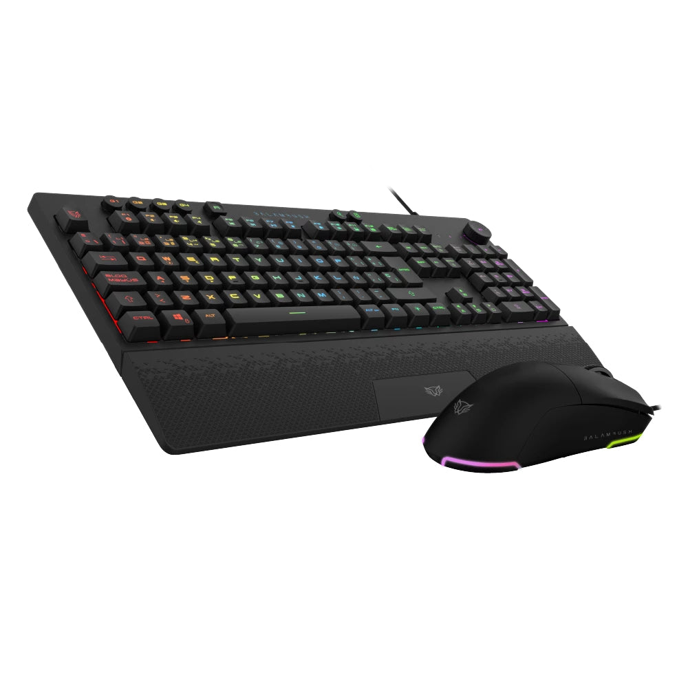 Balam Rush BR-936903 teclado Ratón incluido Juego USB Negro