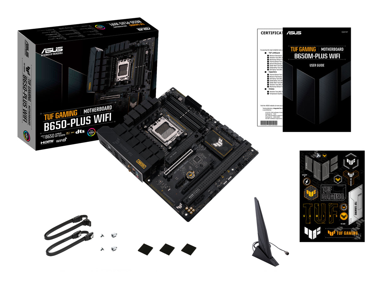 ASUS TUF GAMING B650-PLUS WIFI placas base AMD Zócalo AM5 AMD Ryzen 7000 Series Zócalo AM5