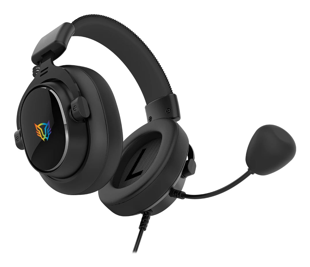 Audífonos Gamer BALAM RUSH Aviator Expert HA777 / Alámbricos + Over Ear + Bocinas 53 mm + Mic Desmontable / Sonido 7.1 +