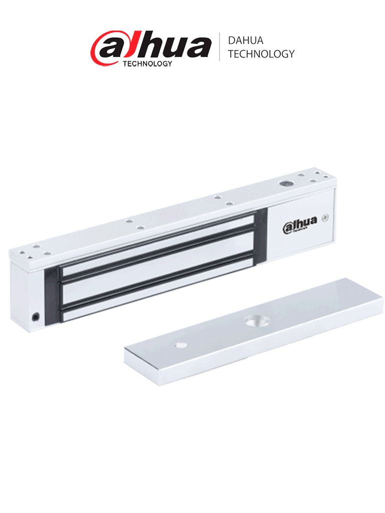 Cerradura Magnética DAHUA ASF280A 280 KG/12-24VDC/MOV/Aluminio Resistente