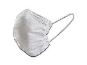 Cubrebocas Desechable 3M, 3 Capas, Color Blanco, 20 pzas.