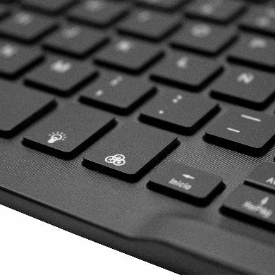 BRobotix 6006535 teclado para móvil Español Bluetooth Negro