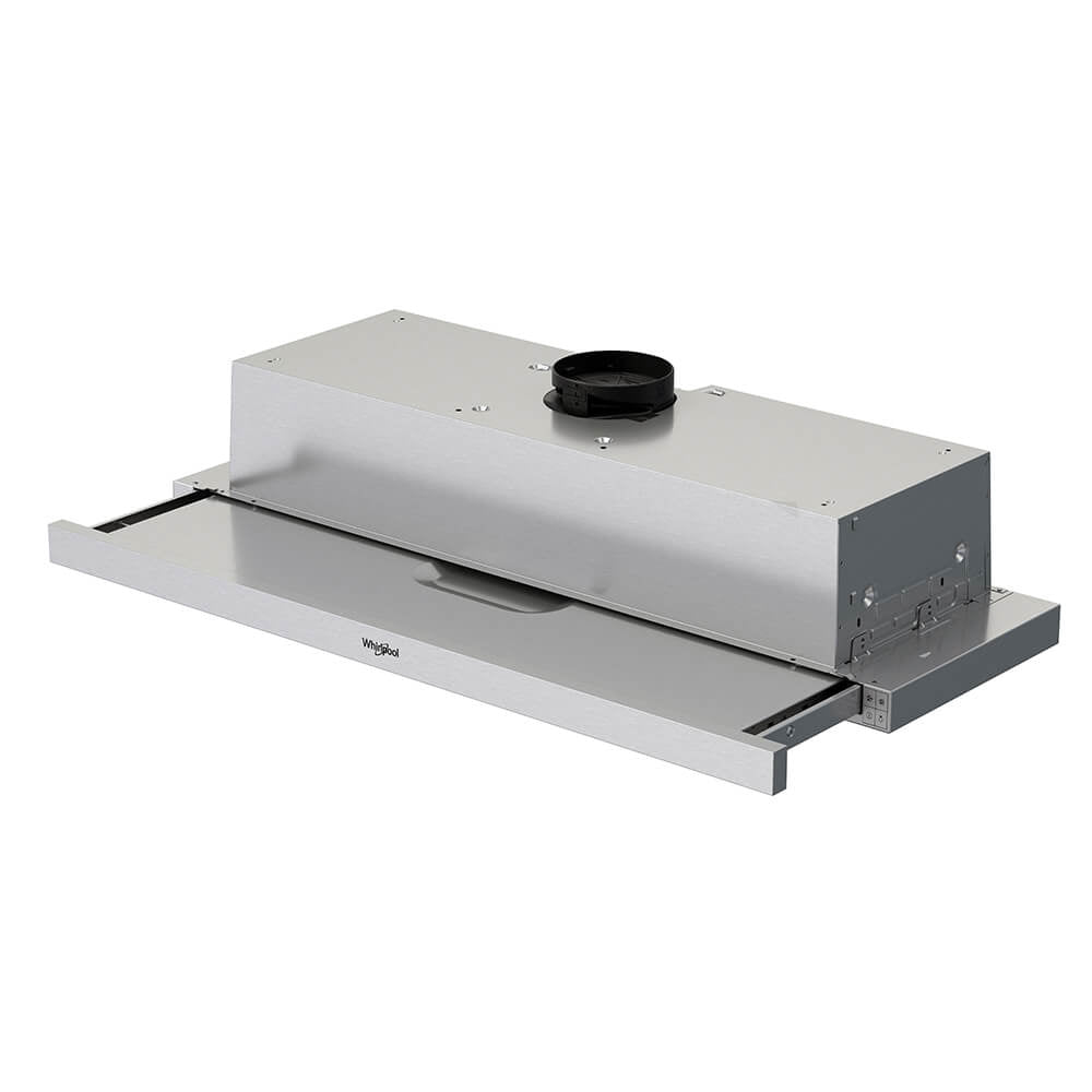 Whirlpool WHT9030S campana Semintegrada (extraíble) Gris