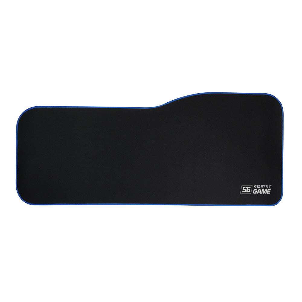 Vorago MPG-301 - XL Cojín de ratón para Juegos Negro, Monocromático, Microfibra, Caucho