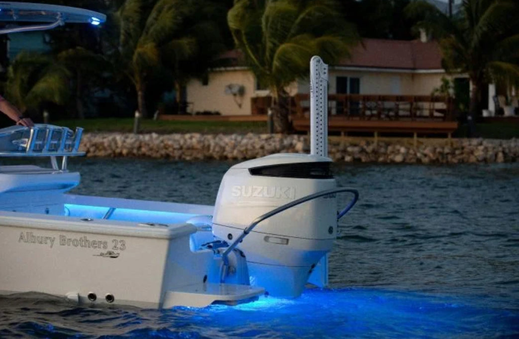 Lumitec 101511 iluminación subacuática CC Azul, Blanco LED Cepillado