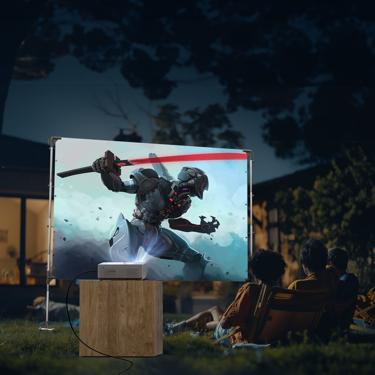 Vankyo Leisure L570B 200 lúmenes ANSI 1080p (1920x1080) Blanco, 1000:1, 1016 - 5080 mm (40 - 200"), LED