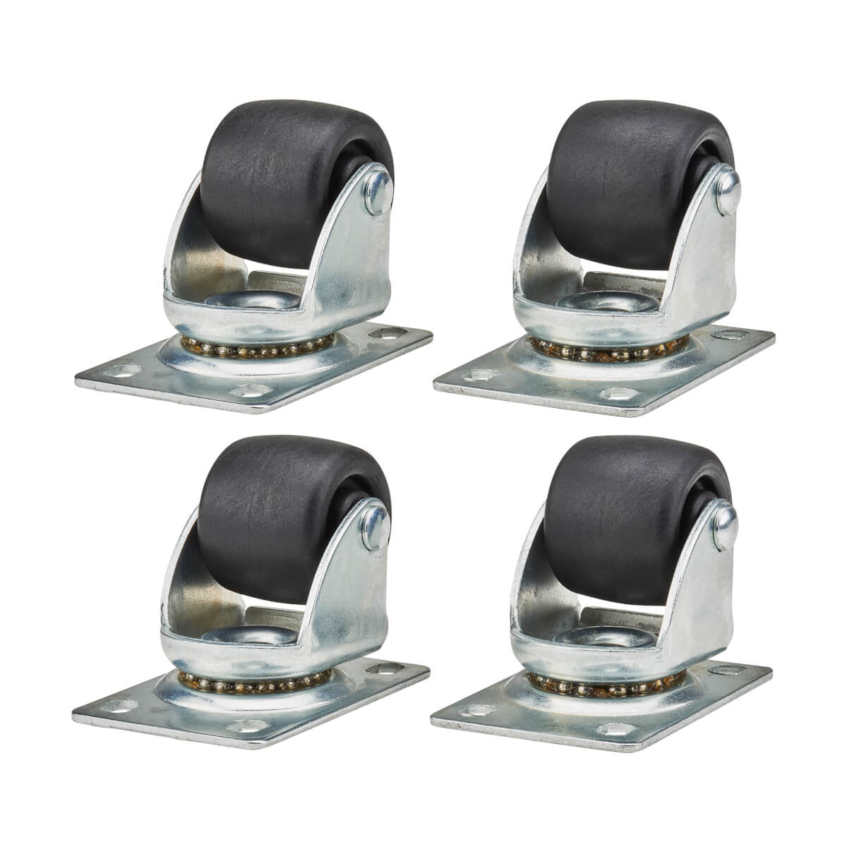 Tripp Lite SRCASTER Juego de ruedecitas SmartRack, paquete de 4 Accesorios para rack Negro 249,5 kg 2,72 kg