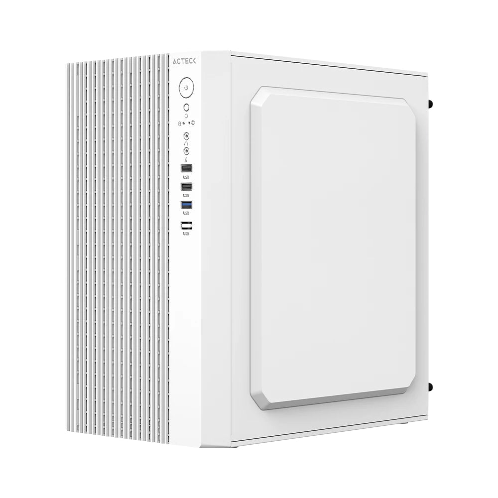 Acteck Zenith GI656 Mini Tower Blanco 500 W, Mini-ATX, Mini-ITX, Metal