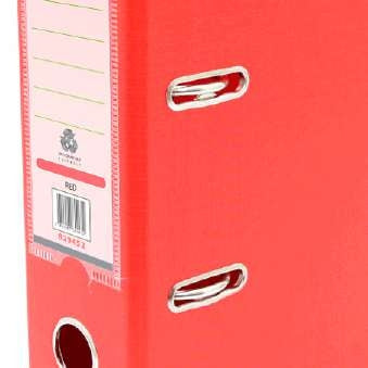 Techmakro KIT-82945 carpeta Cartón, Cloruro de polivinilo (PVC) Rojo Carta, Folder de archivo convencional, Mate, 650 ho