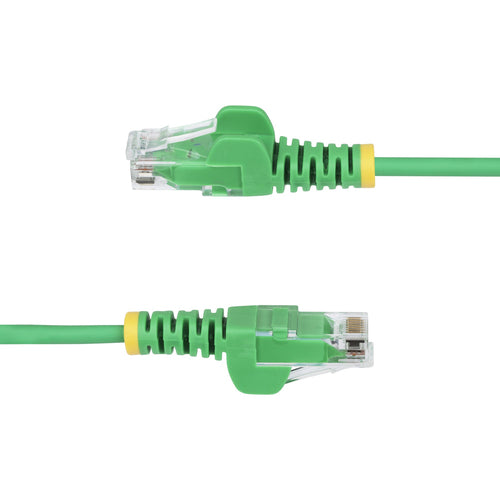 StarTech.com Cable de Red Ethernet CAT6 Delgado sin Enganches Verde de 15m - Cable RJ45 Snagless Slim 28AWG - Alambre de
