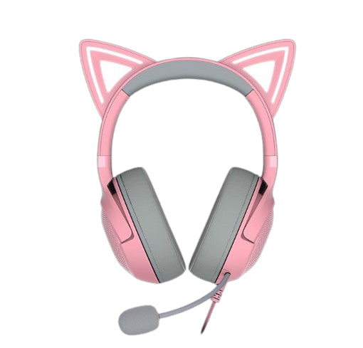 Razer Kraken Kitty V2 Auriculares Alámbrico Diadema Juego USB tipo A Rosa, 20 - 20000 Hz, 325 g