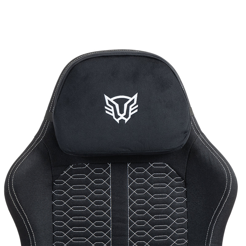 Balam Rush BR-940641 silla para videojuegos Silla universal para juegos Asiento acolchado tapizado Negro, 120 kg, Respal